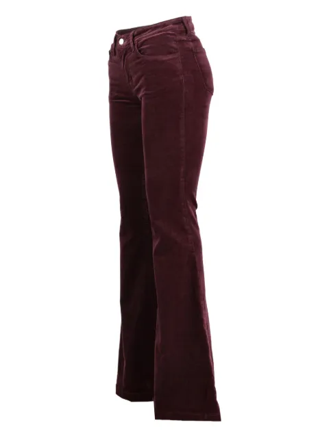 J Brand velvet flared trousers