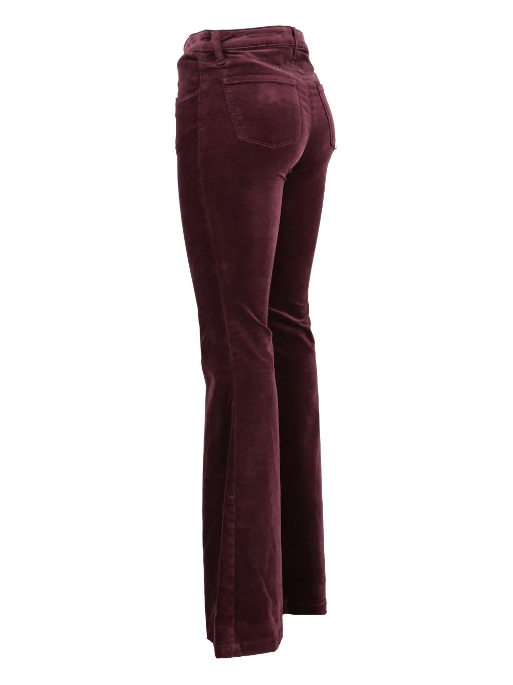 J Brand velvet flared trousers - Paars