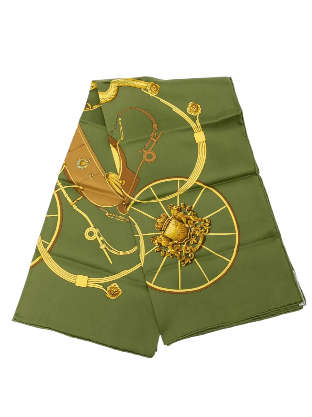 Hermès Pre-Owned 2000-2020 Springs Seidenschal | Grün | Image 1