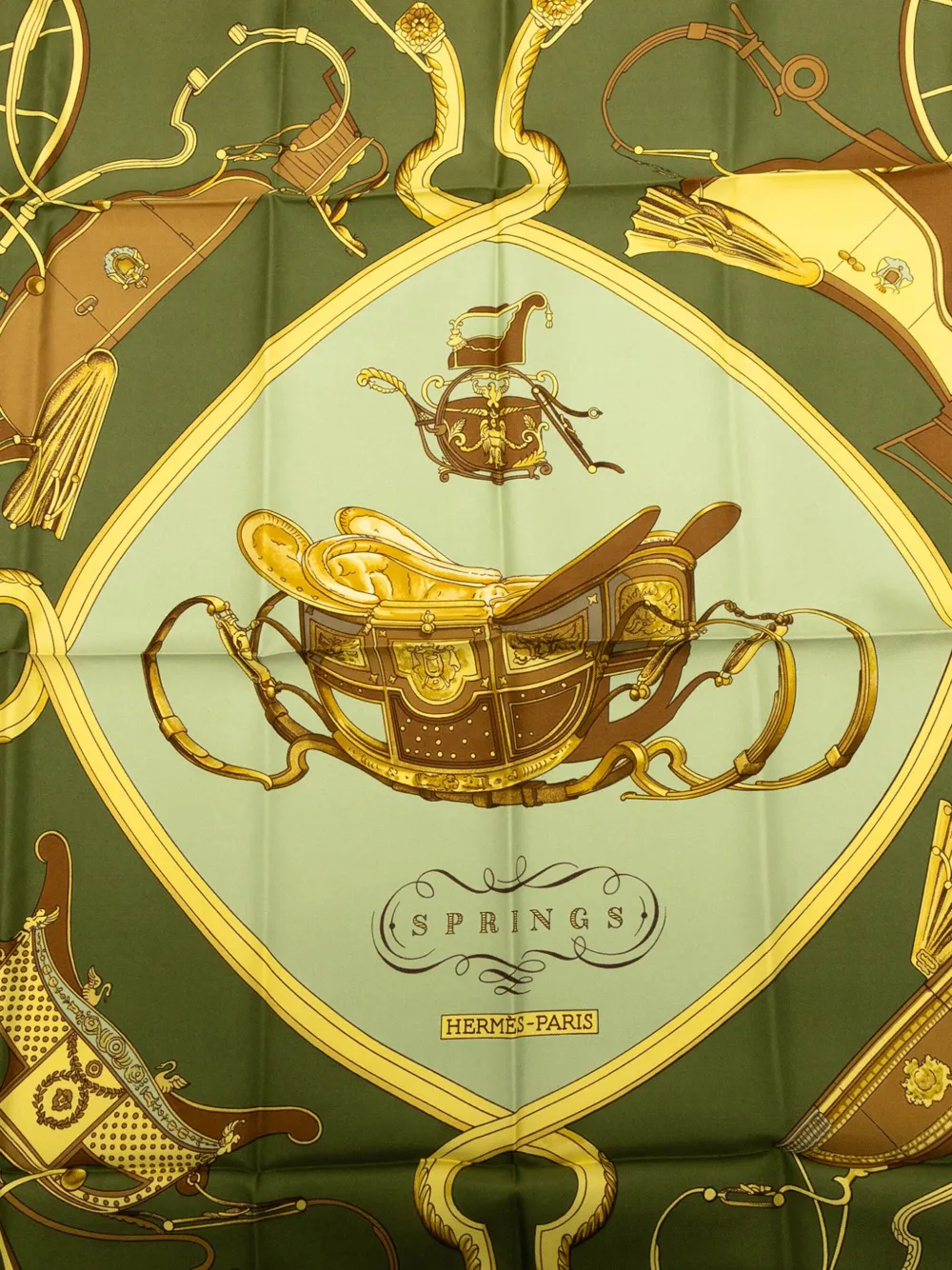 Hermès Pre-Owned 2000-2020 Springs Seidenschal | Image 2