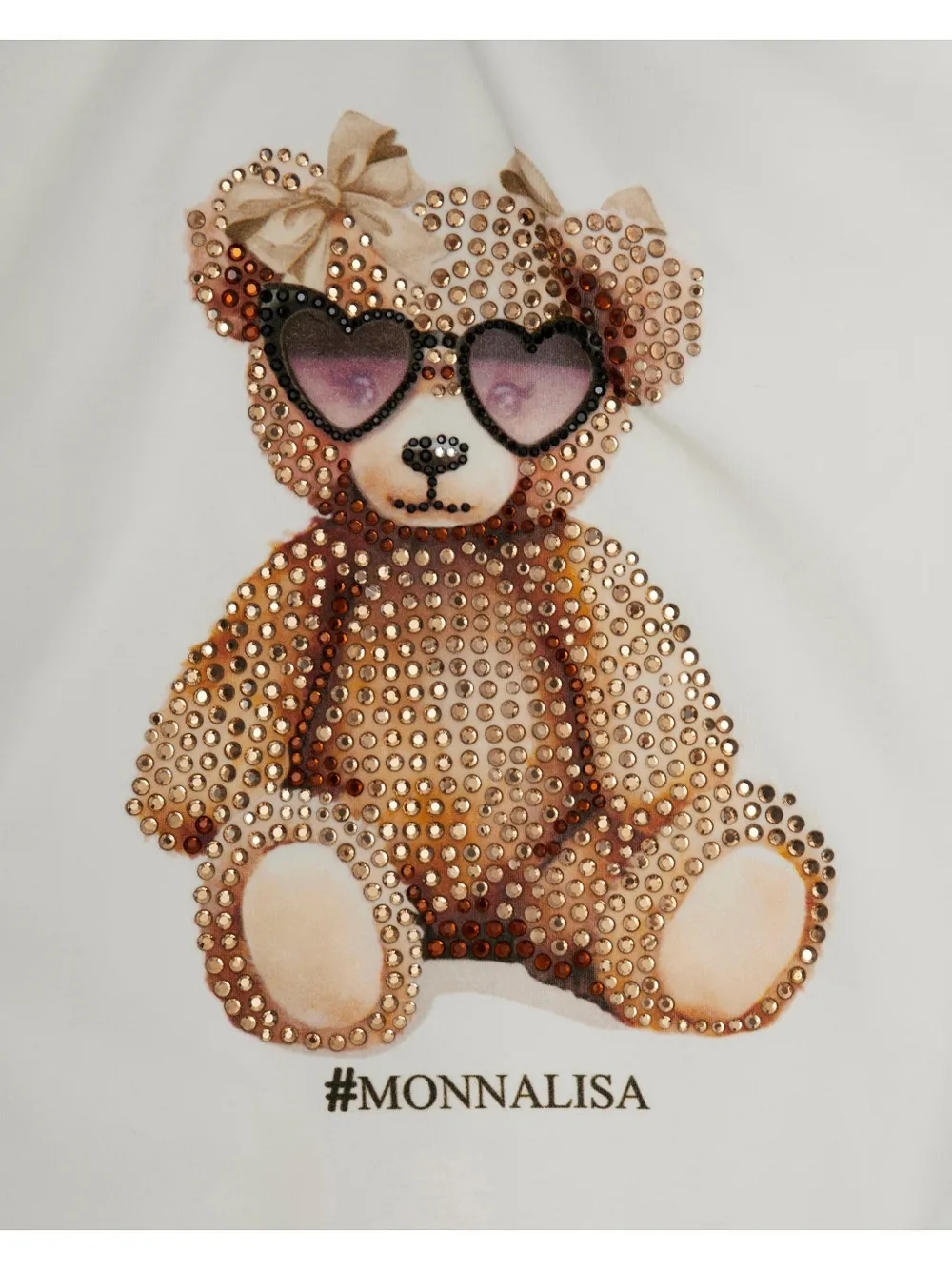 Monnalisa Gestreept trainingspak Beige