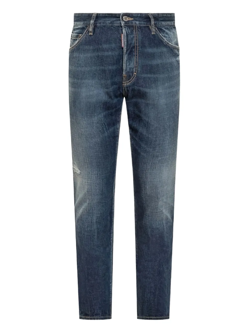 DSQUARED2 pantalon à effet usé | bleu | Image 1