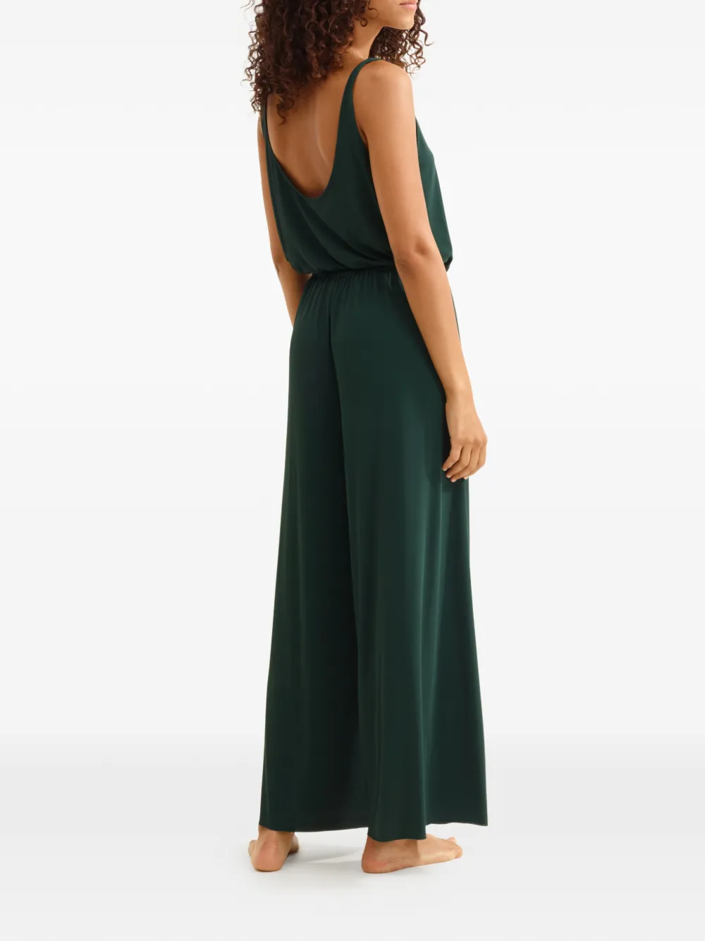 ERES Anae top met diepe ronde hals Groen