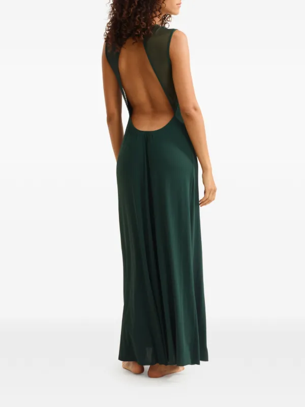 eres maxi dress ERES 'Scene' Dress Green