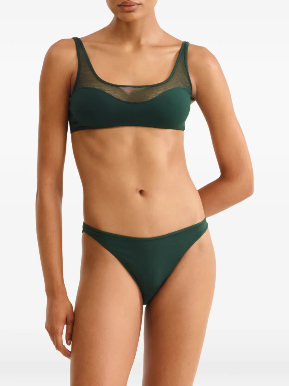 ERES Ultime high waist bikinislip Groen