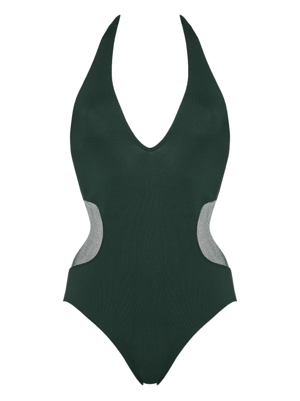 Eres Artifices V-neckline One-piece Swimsuit In Green