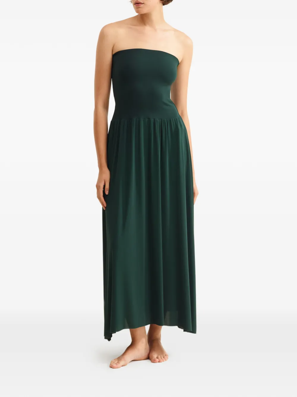 ERES Maxi-jurk met cut-outs - Groen