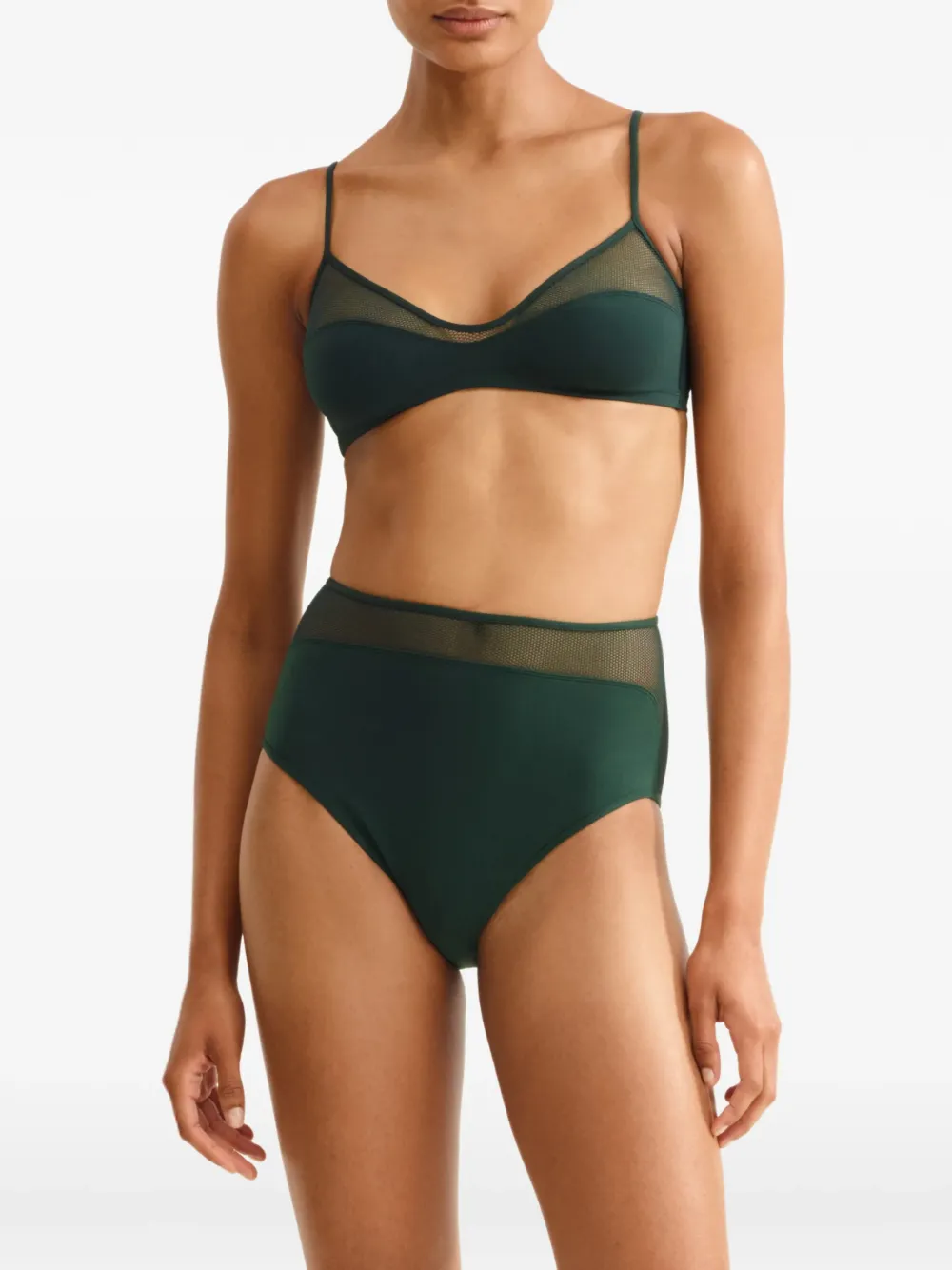  Eres Gloire High-waisted Bikini Briefs - Green 