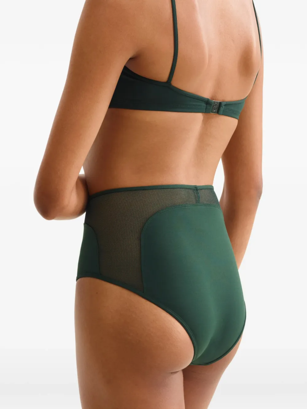 ERES Gloire high waist bikinislip Groen