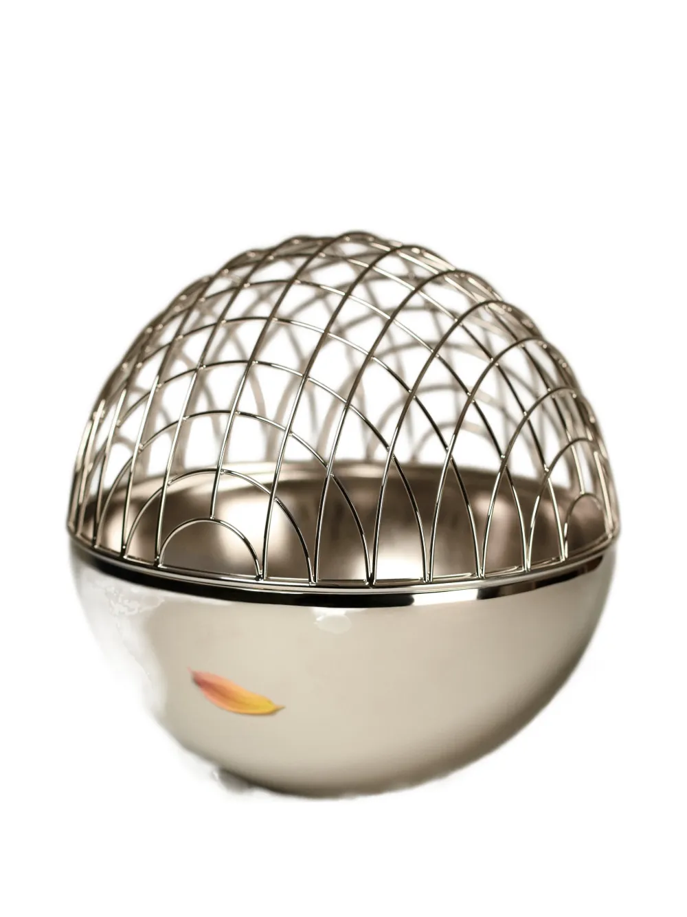 Editions Milano Magellano Spherical Vase (15cm) In Silver