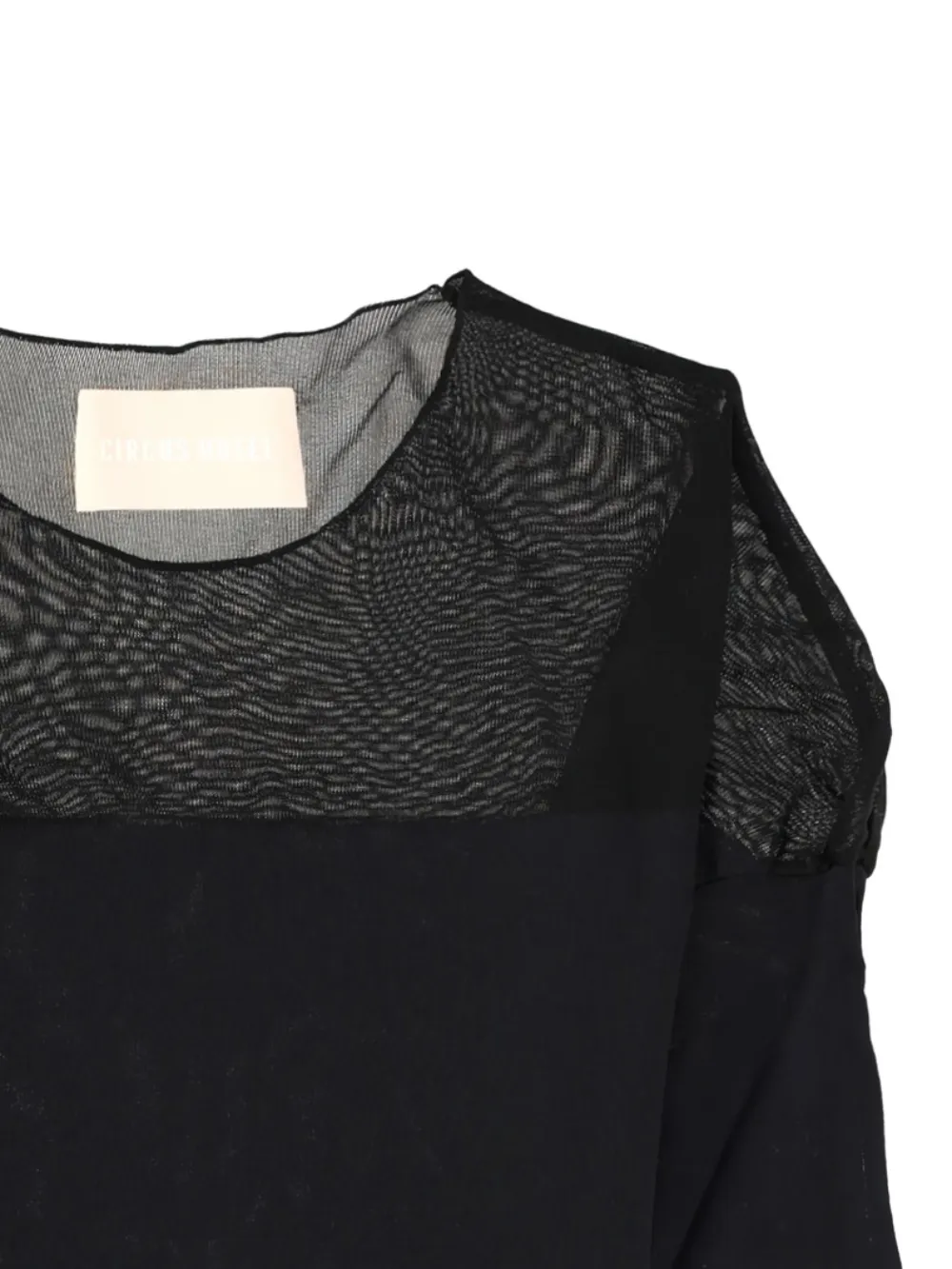 Circus Hotel long-sleeve round-neck top - Zwart