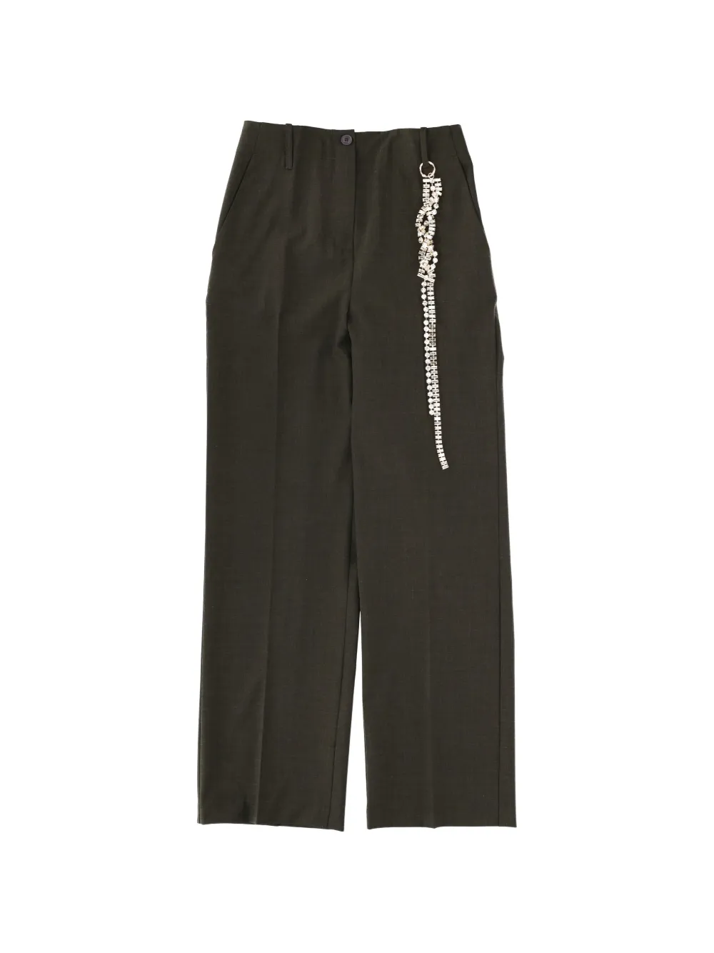 Circus Hotel embellishment trousers - Bruin