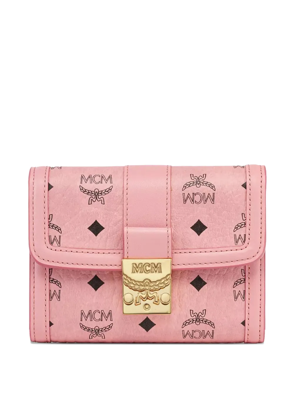 MCM small Tracy wallet - Rosa