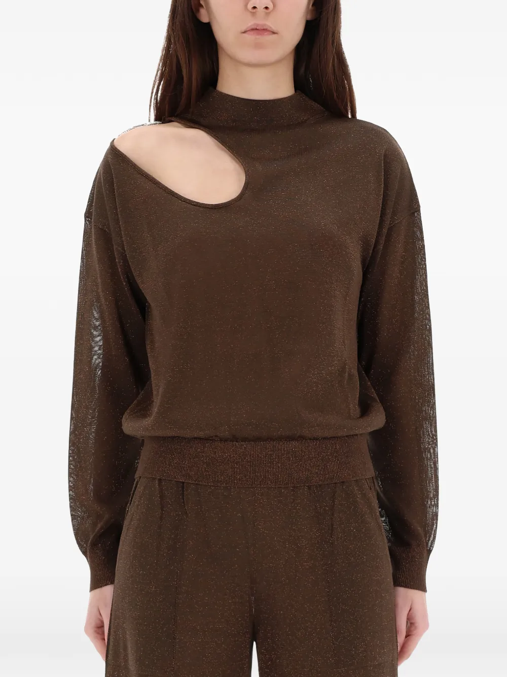 Circus Hotel cut-out top - Marrone