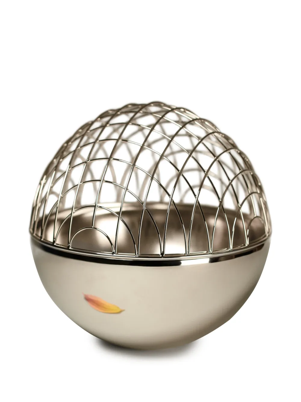 Editions Milano Magellano grid spherical vase (25cm) | Vases | Image 2