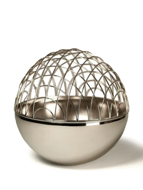 Editions Milano Magellano grid spherical vase (25cm)