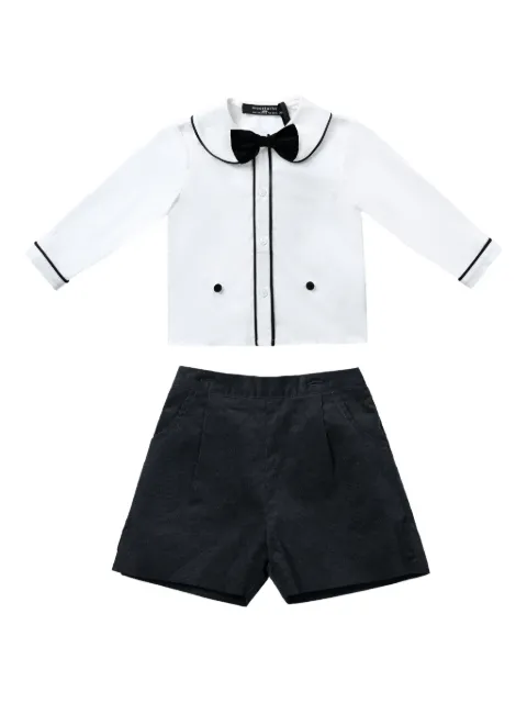 Moustache side-pocket short set