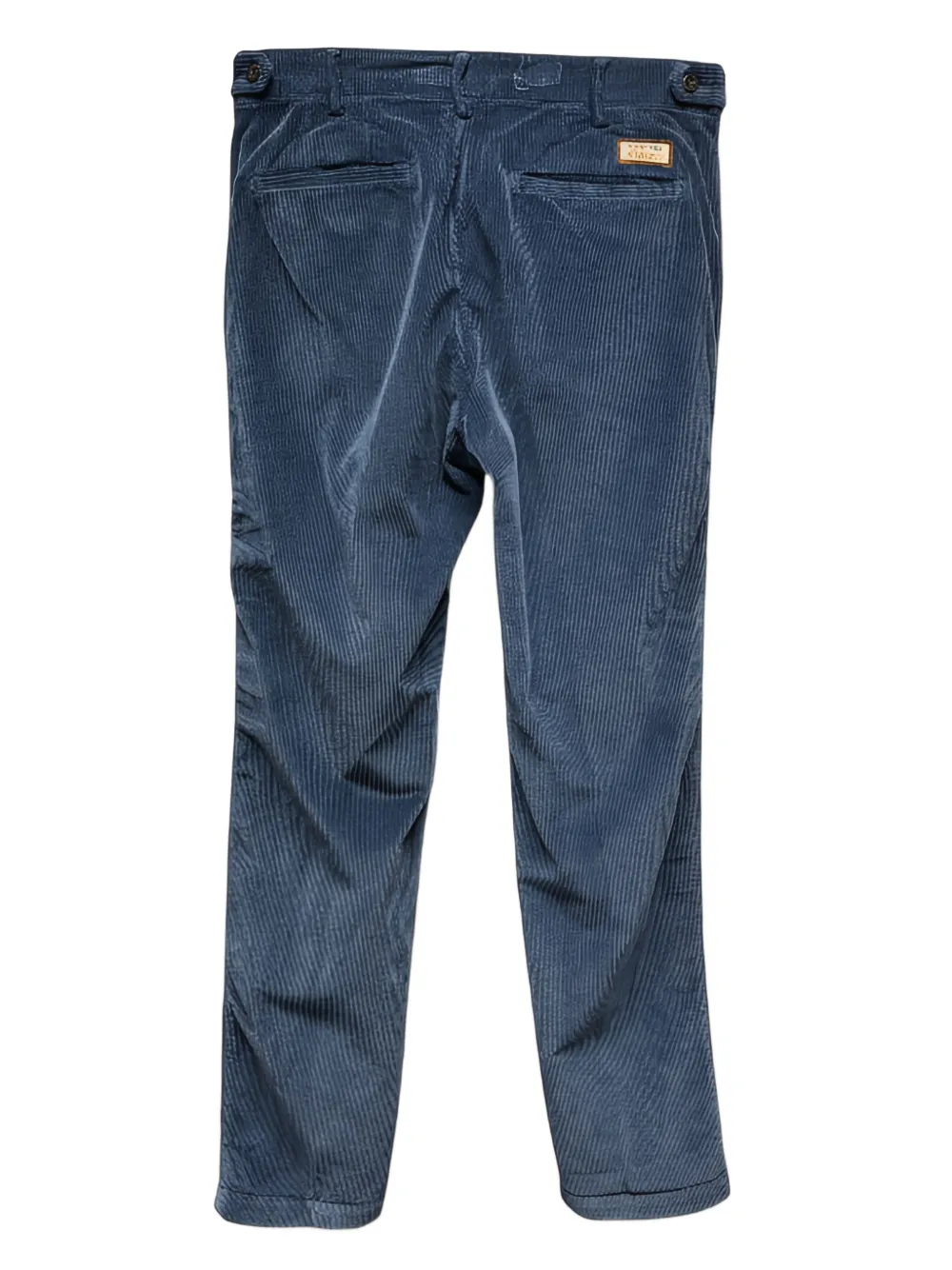 40 WEFT corduroy straight-leg trousers - Blauw