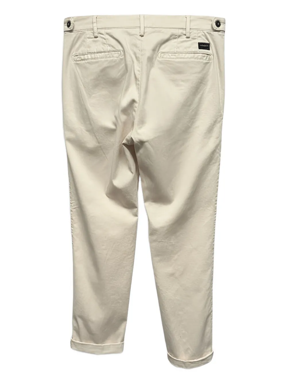 40 WEFT cuffed straight-leg trousers - Beige