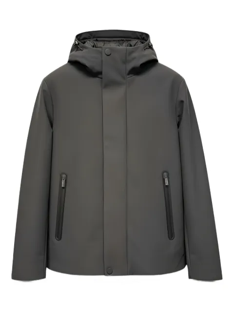 AERON zipped-pockets hooded jacket