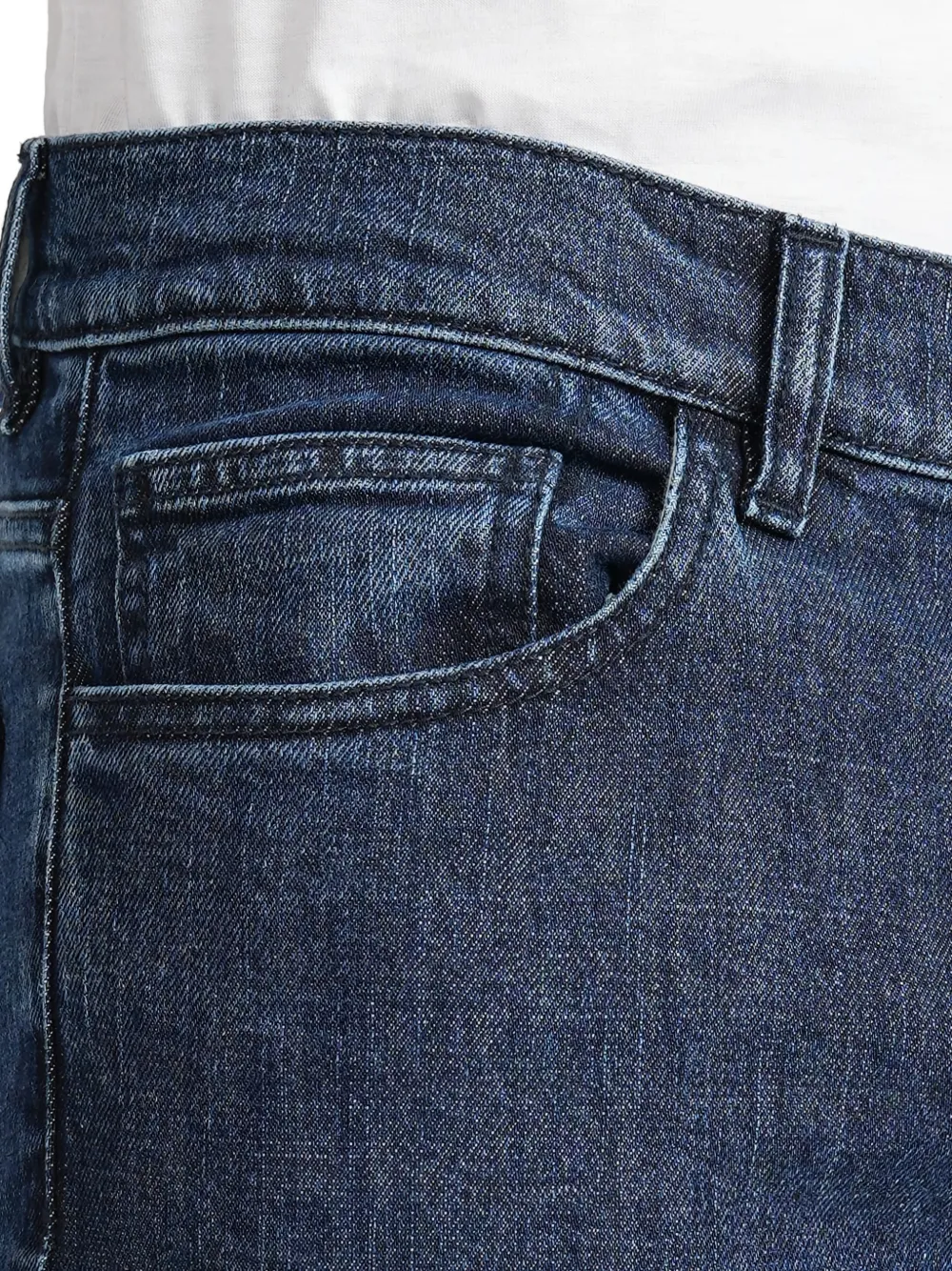 County Of Milan Logo Graphic Slim-fit Jeans In Blue