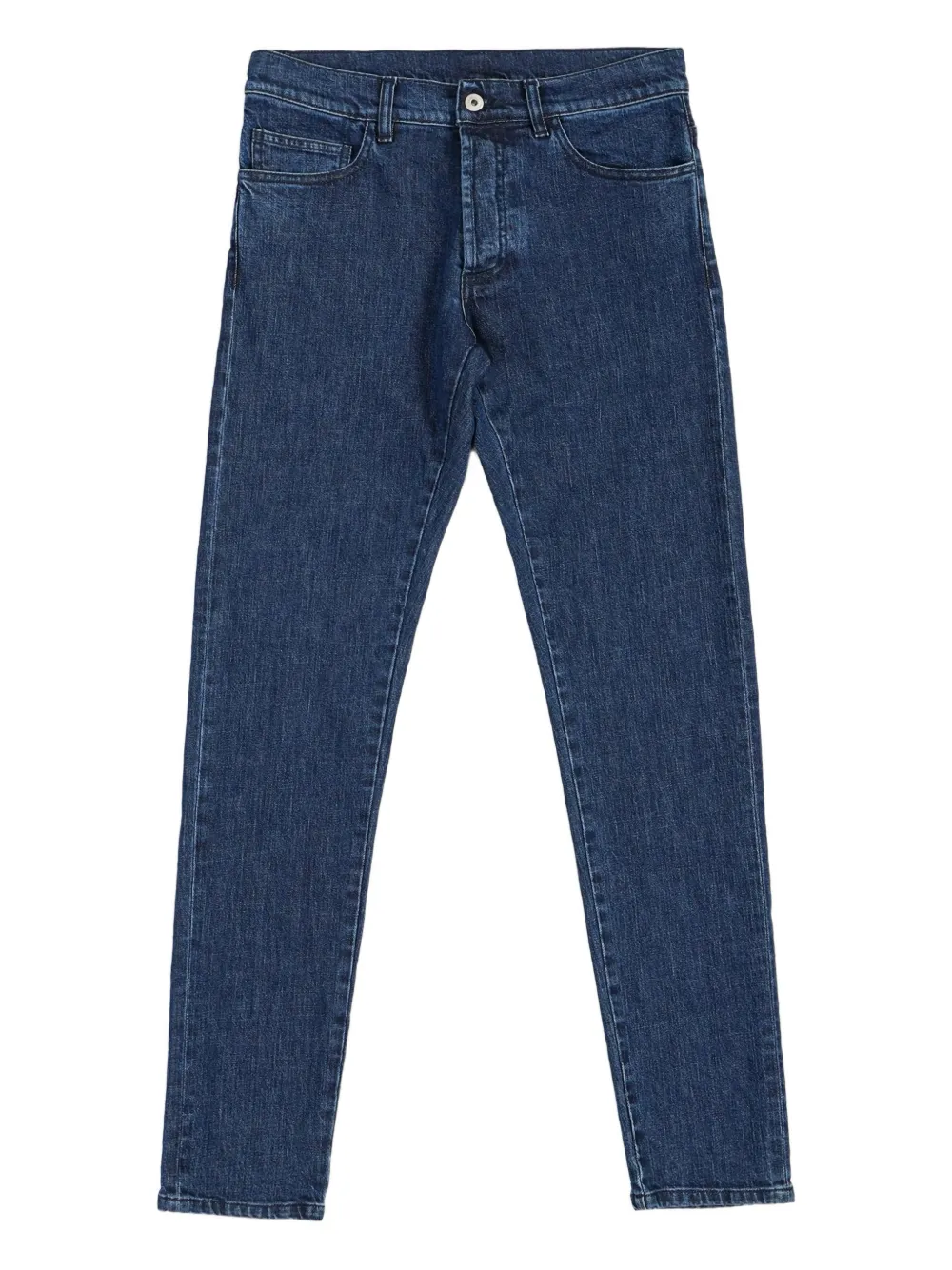 COUNTY OF MILAN logo graphic slim-fit jeans - Blu