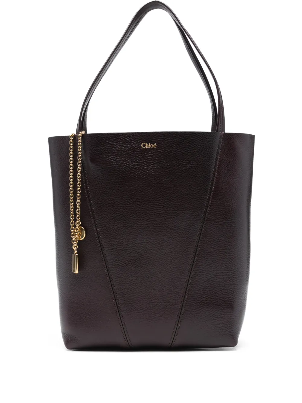 Chloé Spin charm-detail tote bag - Viola