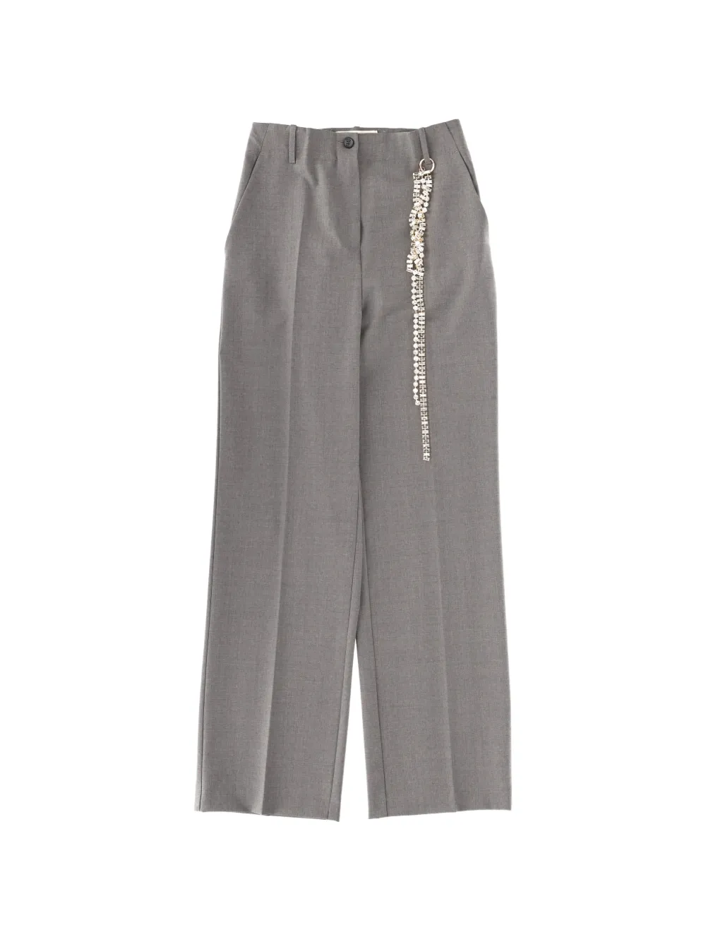 Circus Hotel embellished-detail trousers - Grigio
