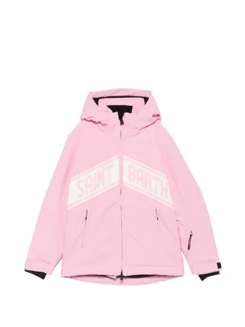 MC2 Saint Barth Kids logo-print hooded jacket