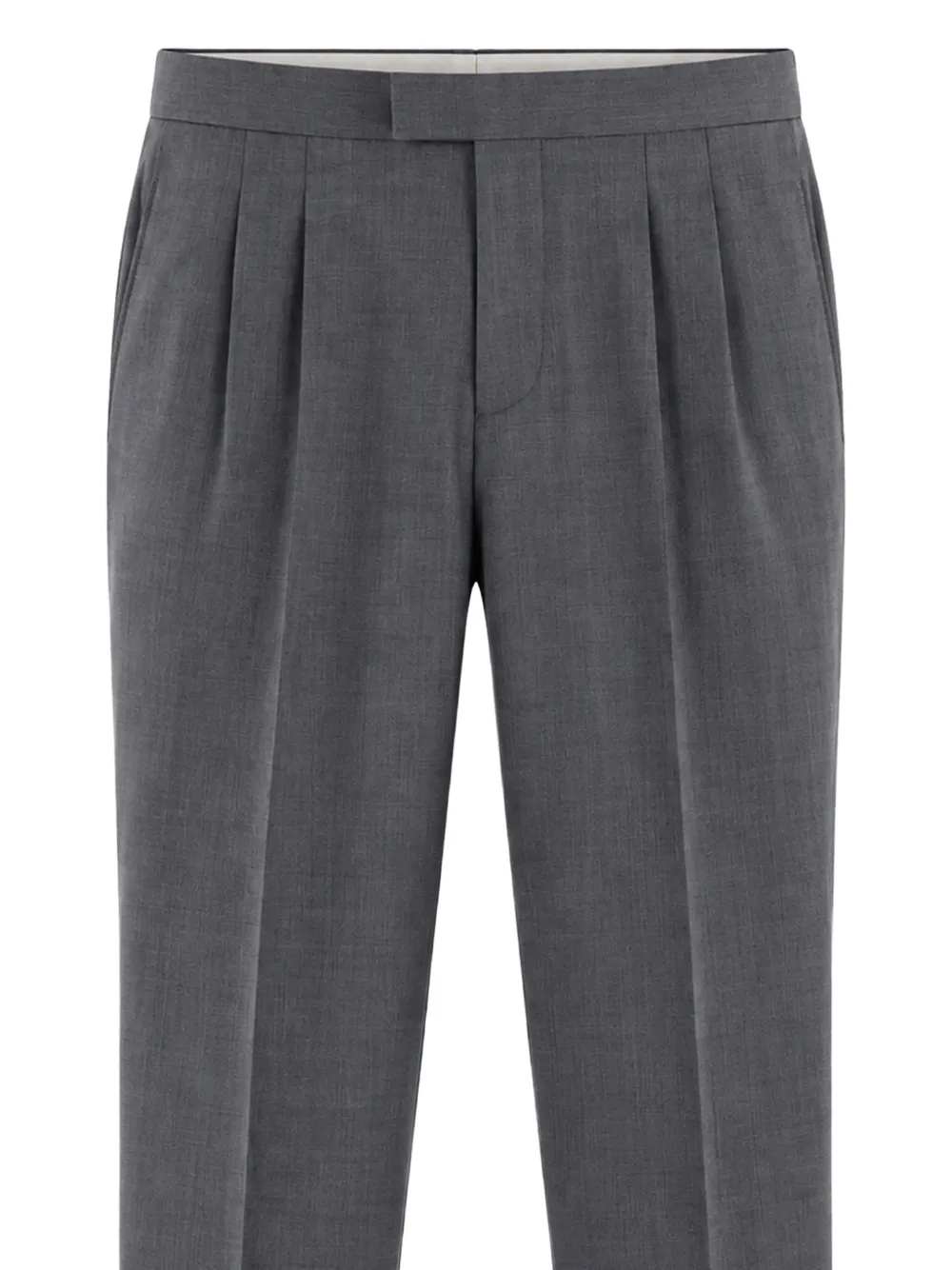 BE ABLE pleated side-adjuster trousers Grijs