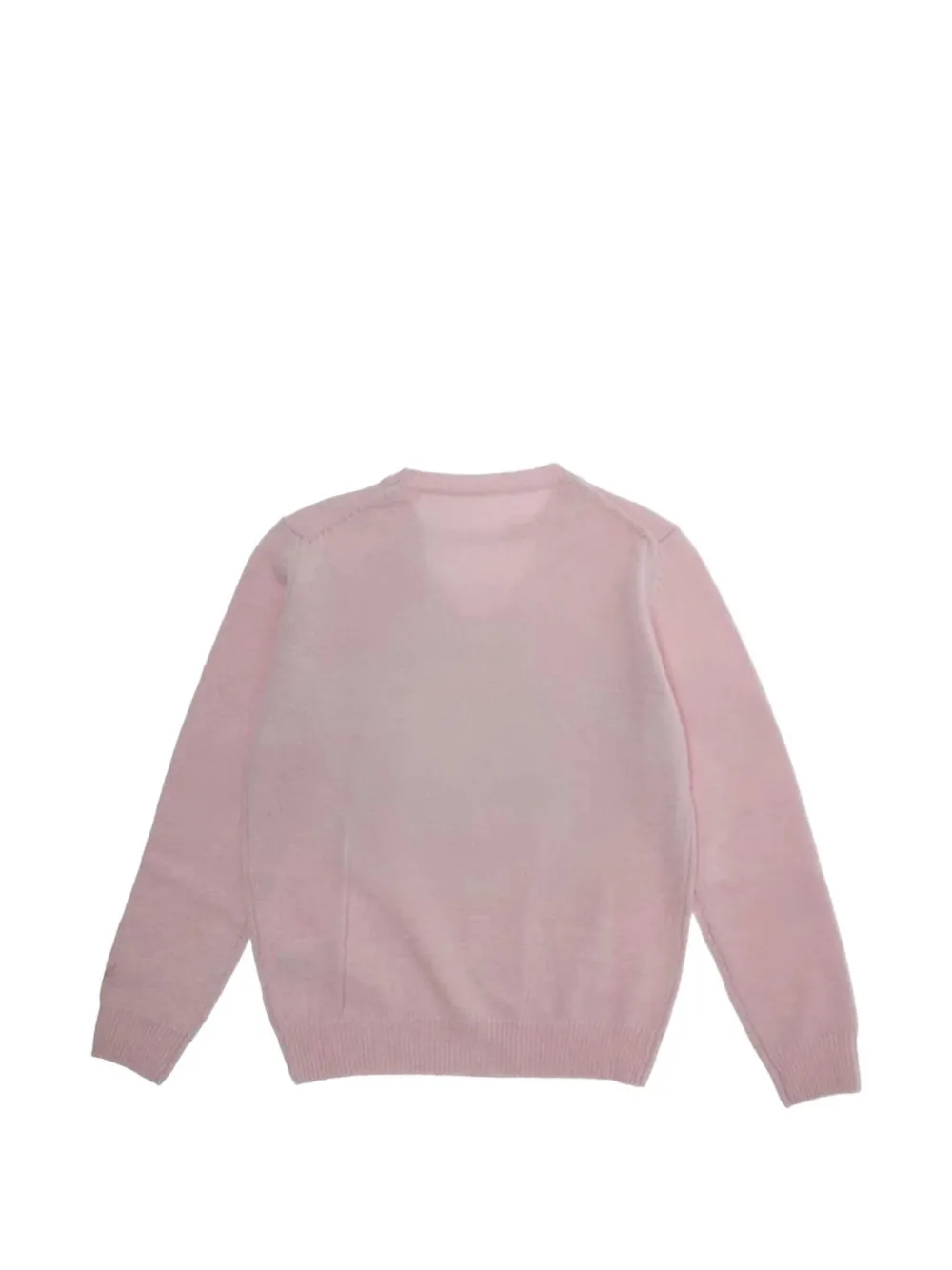  Mc2 Saint Barth Kids Character Heart Sweater - Pink 