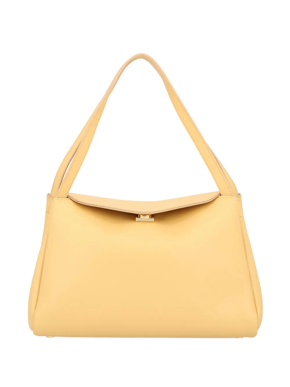 Themoirè flap shoulder bag - Giallo