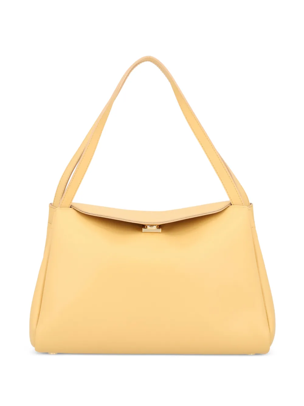 Themoirè flap shoulder bag - Giallo