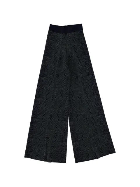 Circus Hotel floral wide-leg trousers