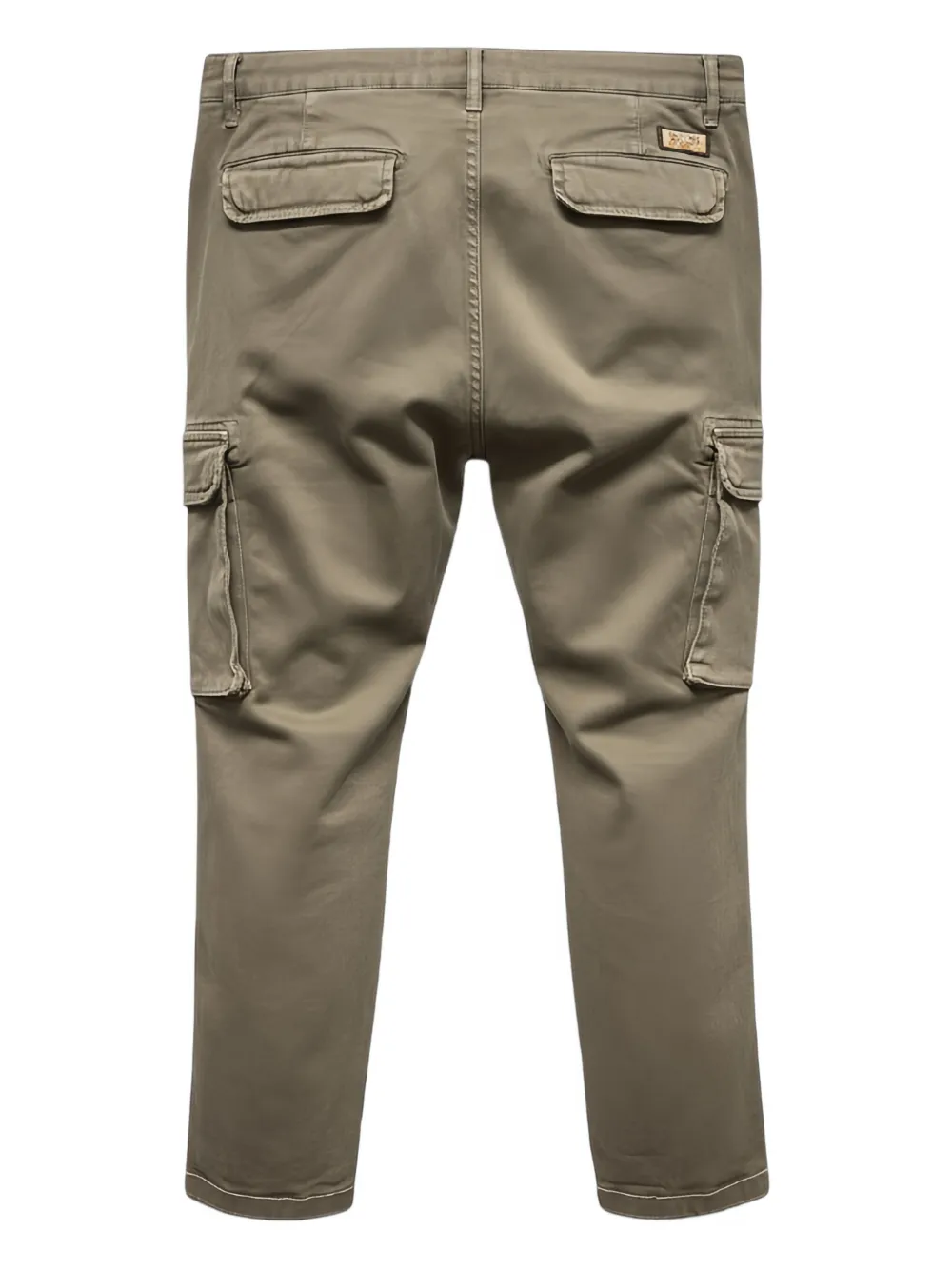 40 WEFT cargo-pockets straight-leg trousers - Groen
