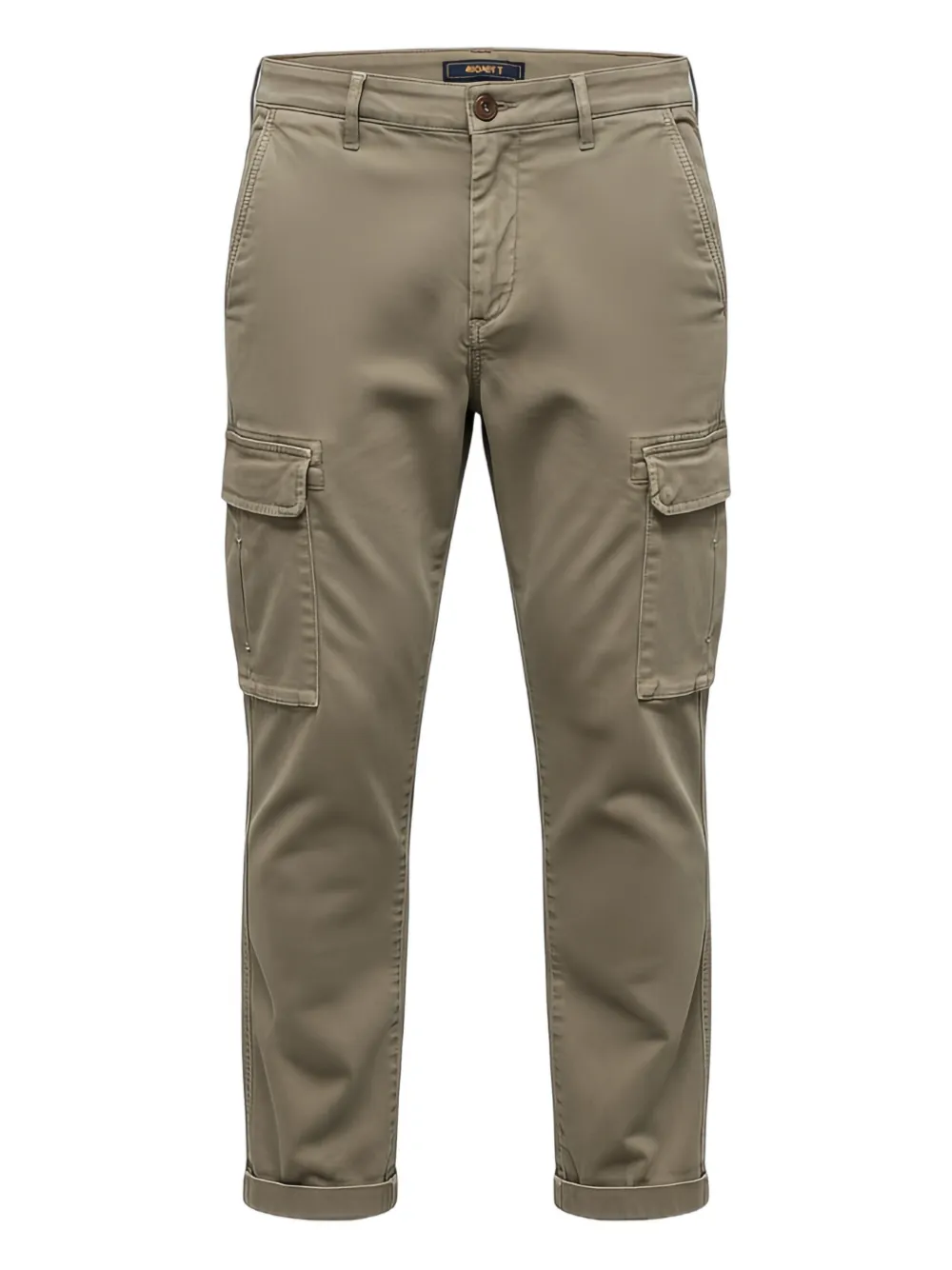 40 WEFT 工装口袋直筒长裤 | 绿色 | Image 1