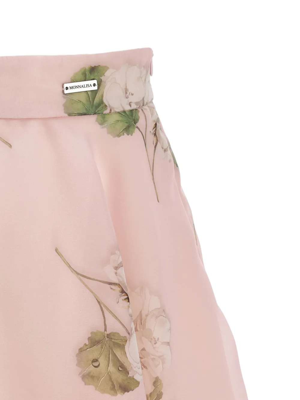 Monnalisa Rok met ruches Roze