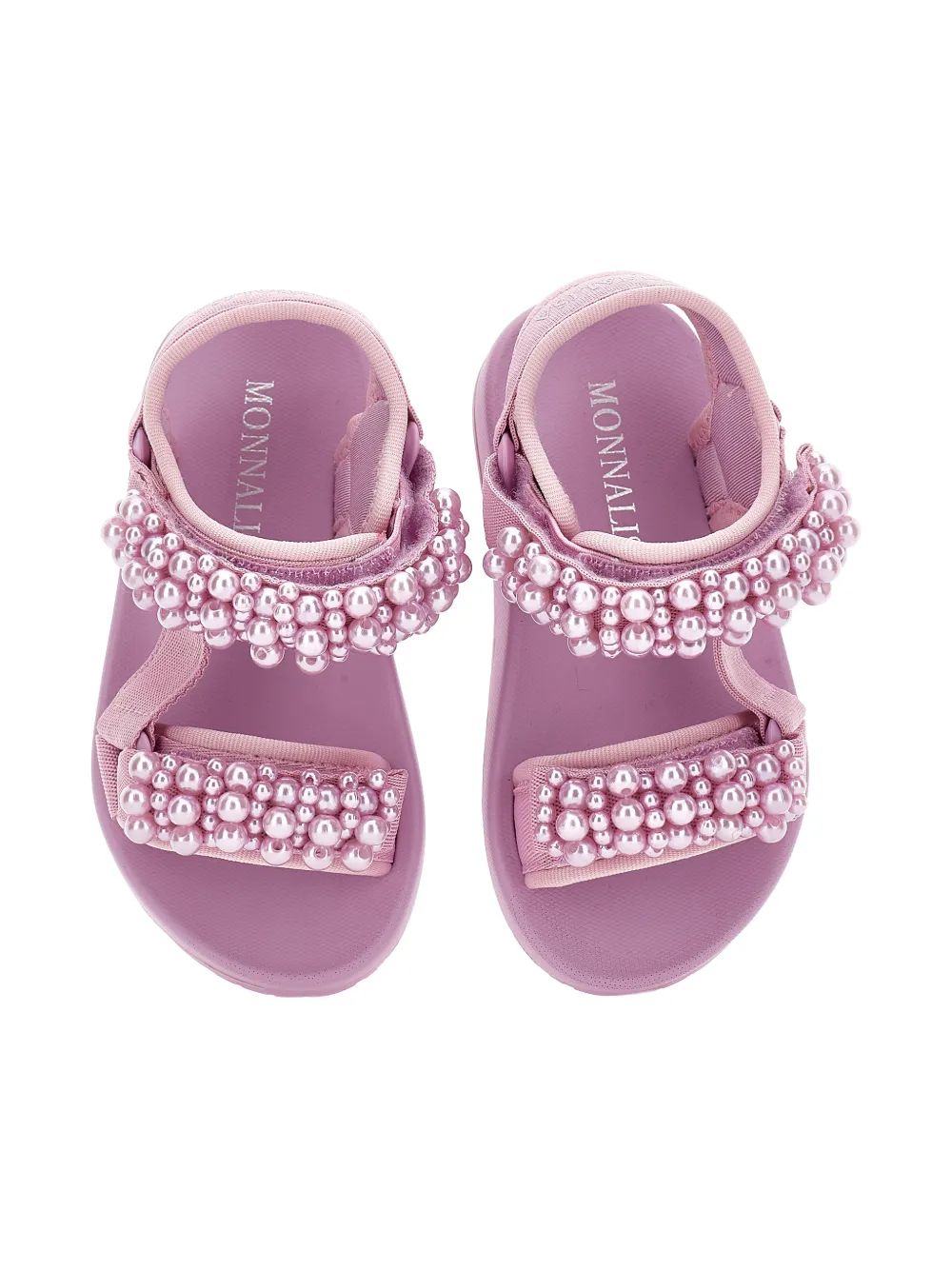 Monnalisa Sandalen met kralenbandje Roze
