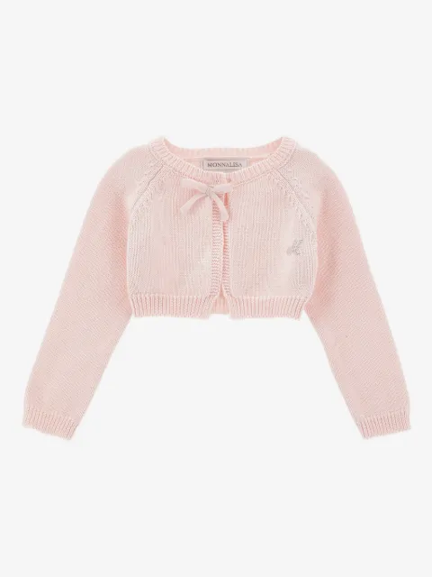 Monnalisa top con aplique de moño