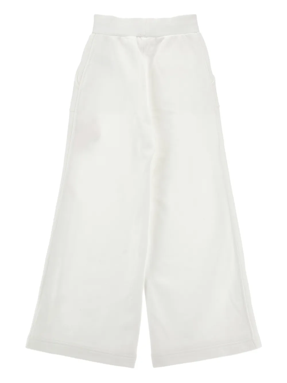 Monnalisa Broek met geborduurde bloemen Wit