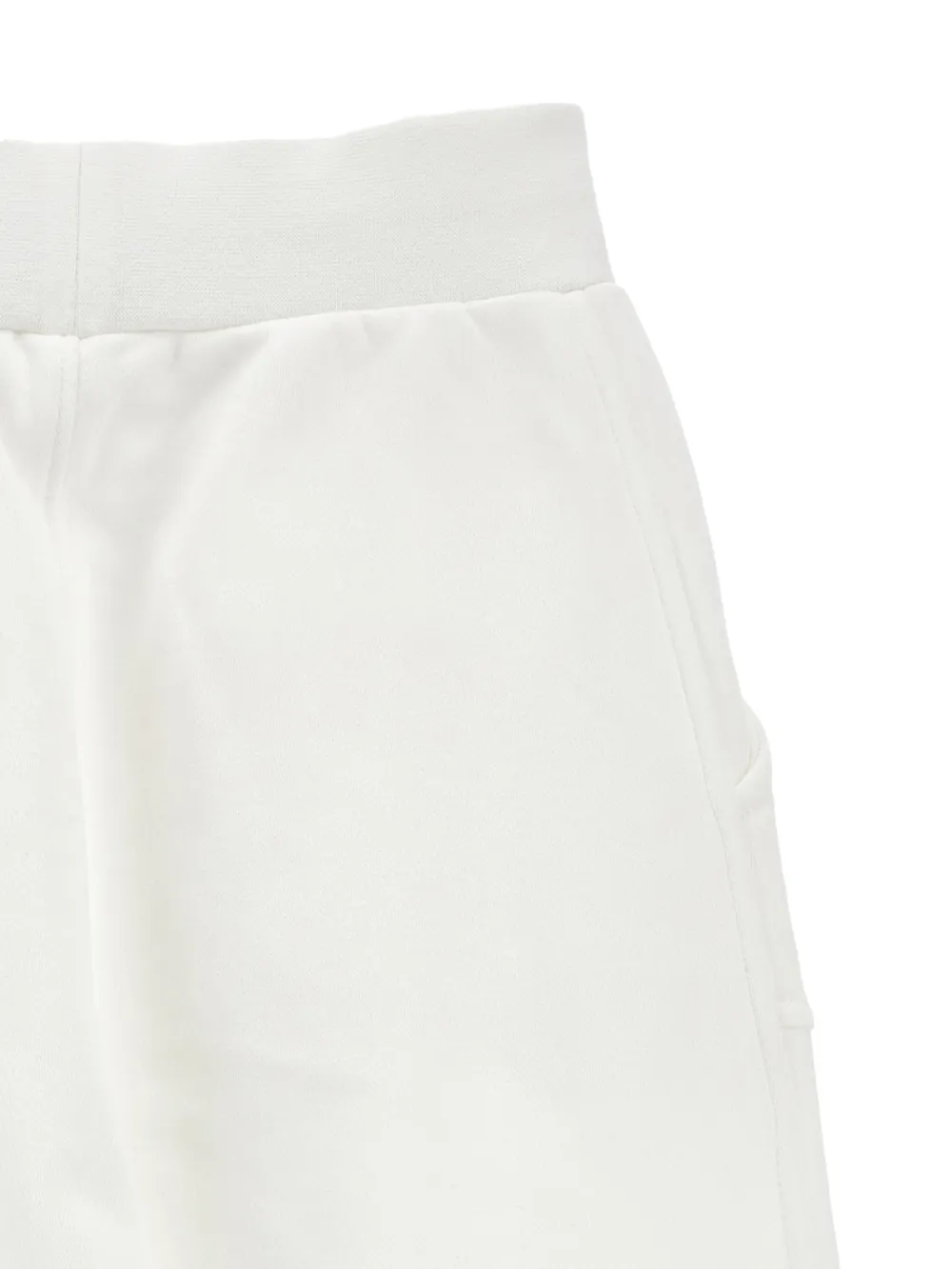 Monnalisa Broek met geborduurde bloemen Wit