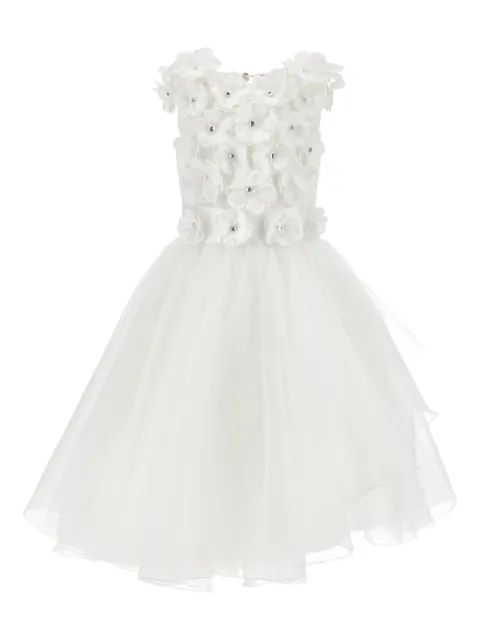Monnalisa floral bow dress