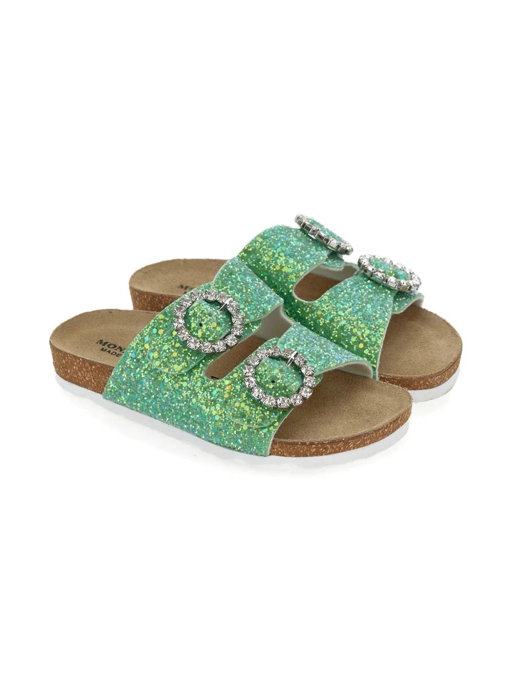 Monnalisa Slippers con fibbia - Verde