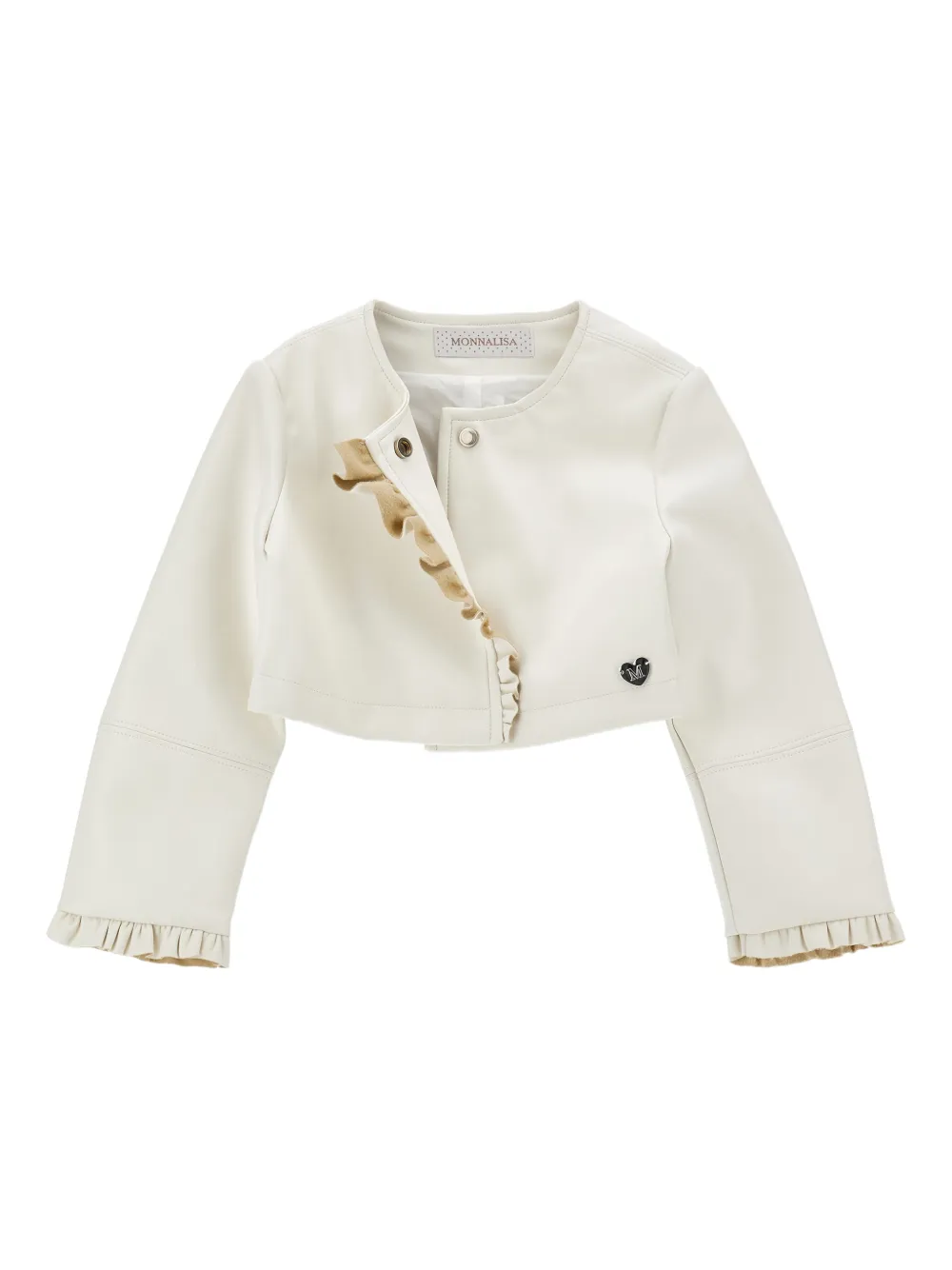 Monnalisa Jack met ruches Beige