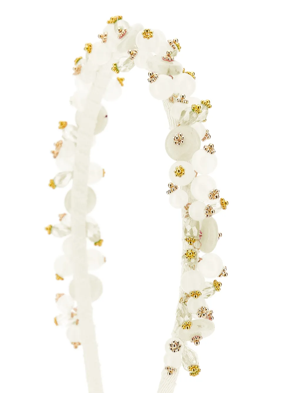  Monnalisa Beaded Hair Accessory - White 