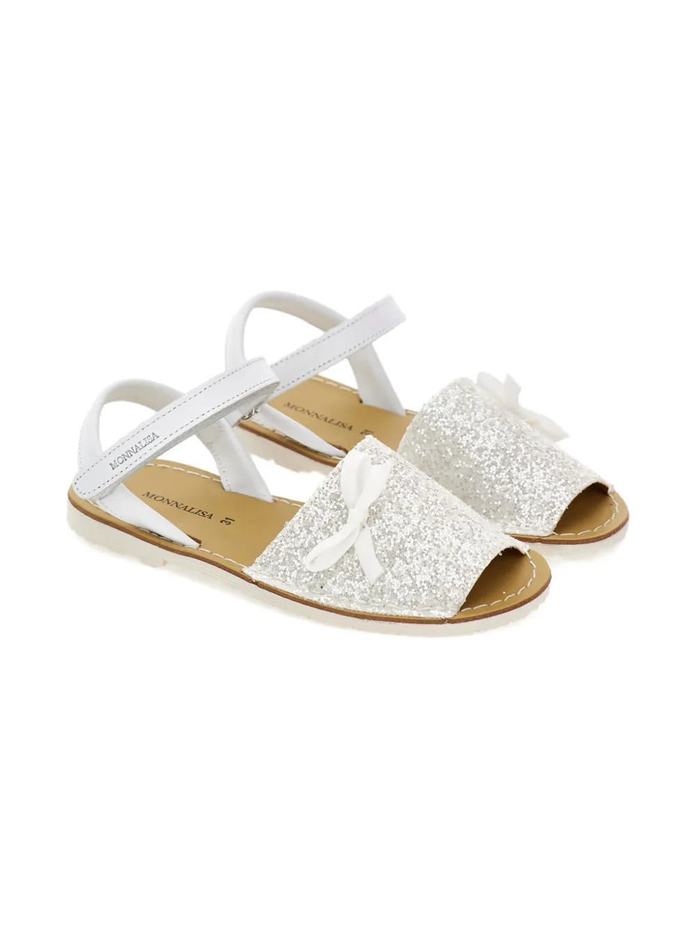 Monnalisa Sandali con fiocco - Bianco