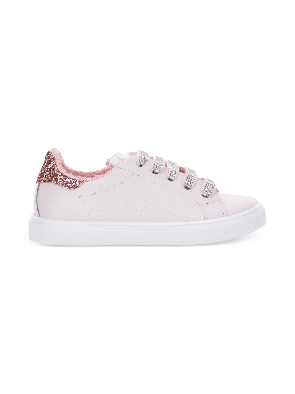 Monnalisa Sneakers verfraaid met glitters Roze