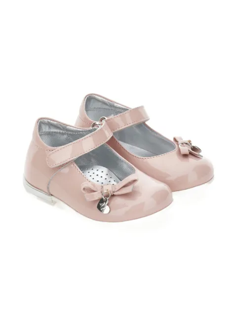 Monnalisa باليرينا بنعل مسطح وبزينة ربطة