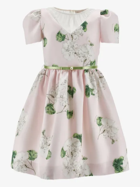 Monnalisa floral-print belt dress