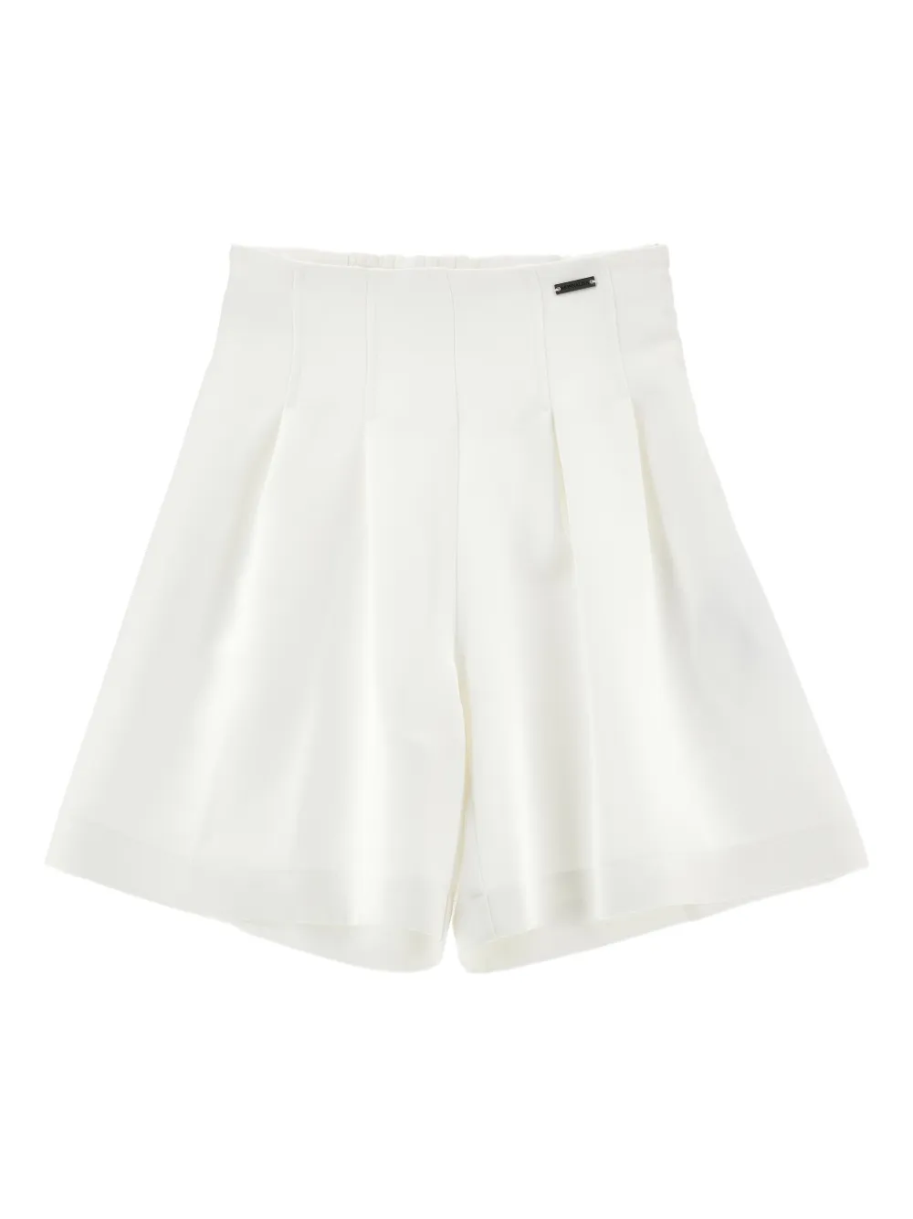 Monnalisa Bermuda con pieghe - Bianco